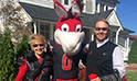 Home Is Where Mule Spirit Is: UCM Power Couple Paints MuleNation Red